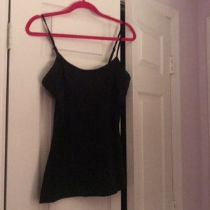 Simple Black Cami w/ Adjustable Straps